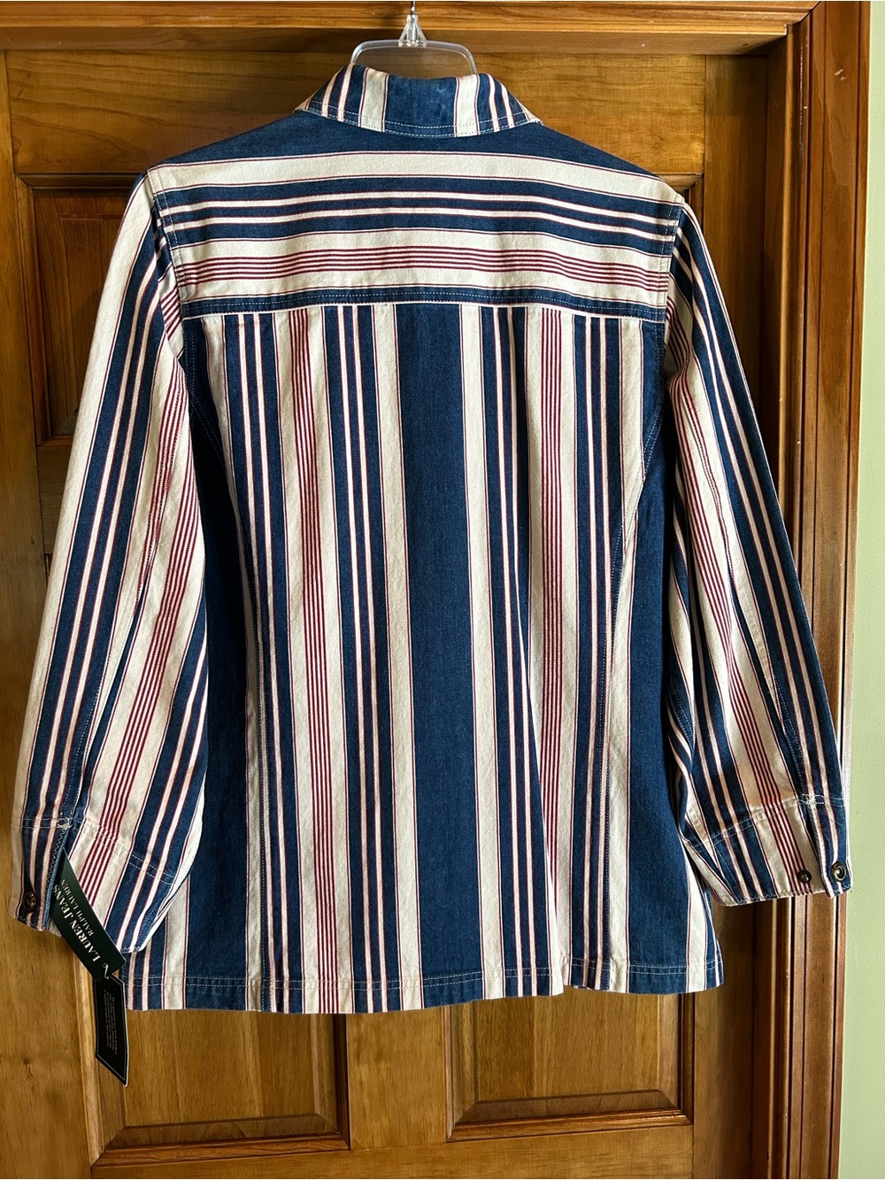 Lauren Jeans Company Striped Jacket in Navy, White & Red - Picture 7 of 7
